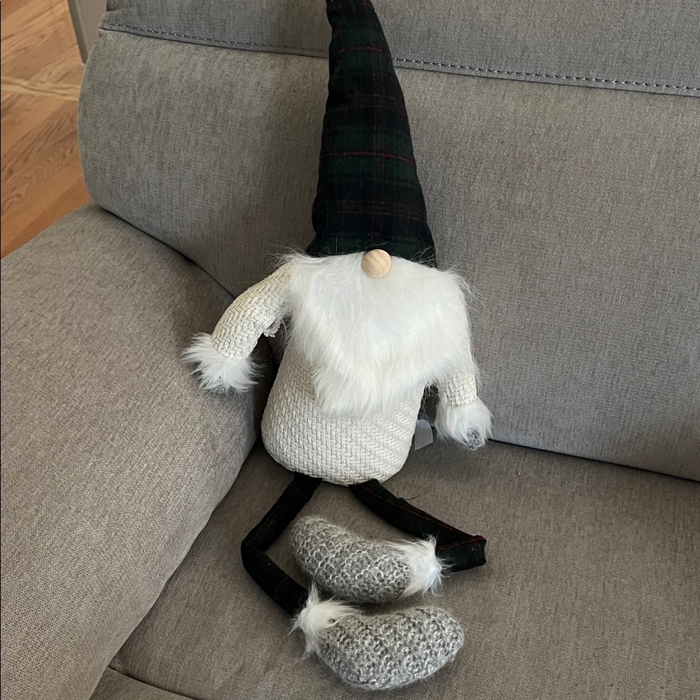 Christmas Gnome - white/green/gray